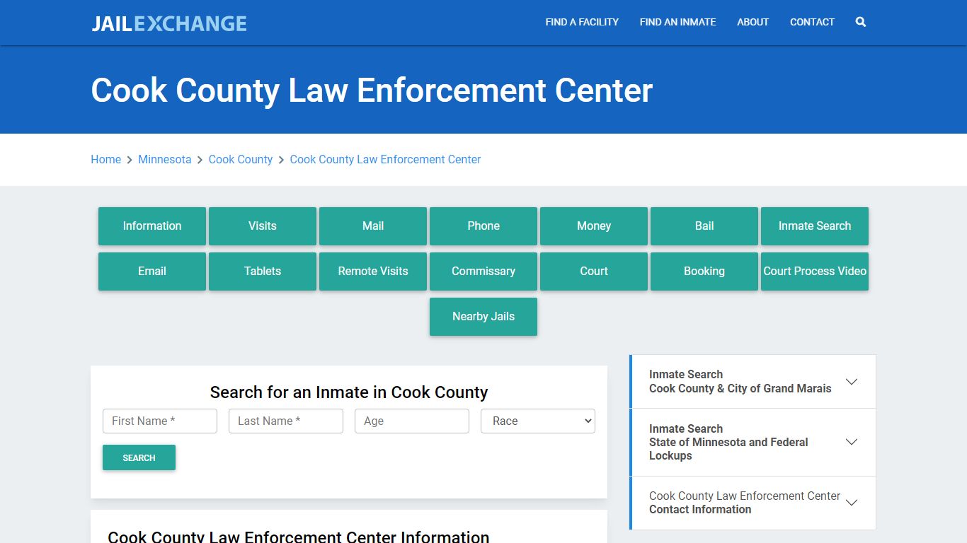 Cook County Law Enforcement Center - Jail Exchange